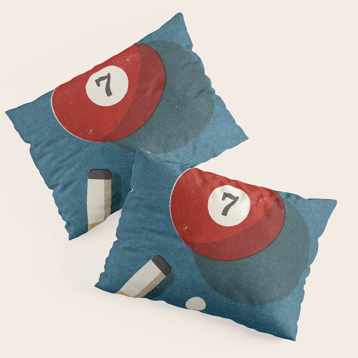 BILLIARDS / Ball 7 Pillow Sham Gallery Image 3