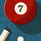 BILLIARDS / Ball 7 Coffee Mug Gallery Image 2
