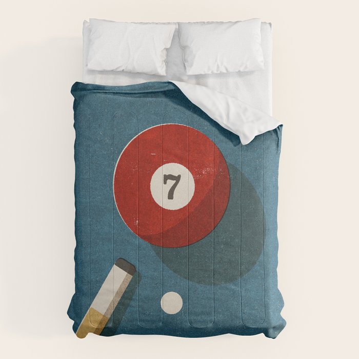 BILLIARDS / Ball 7 Comforter Gallery Image 1