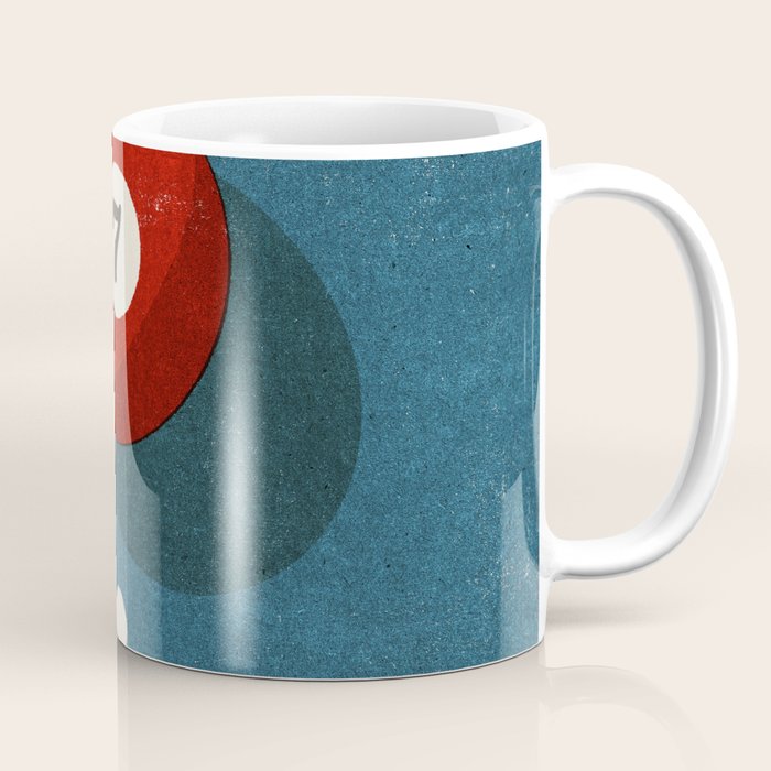 BILLIARDS / Ball 7 Coffee Mug Gallery Image 1