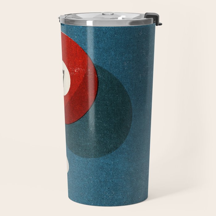 BILLIARDS / Ball 7 Travel Mug Gallery Image 2