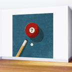 BILLIARDS / Ball 7 Wall Mural Gallery Image 2