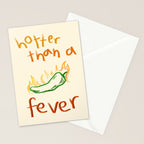 Hotter than a Fever Stationery Card Gallery Image 2
