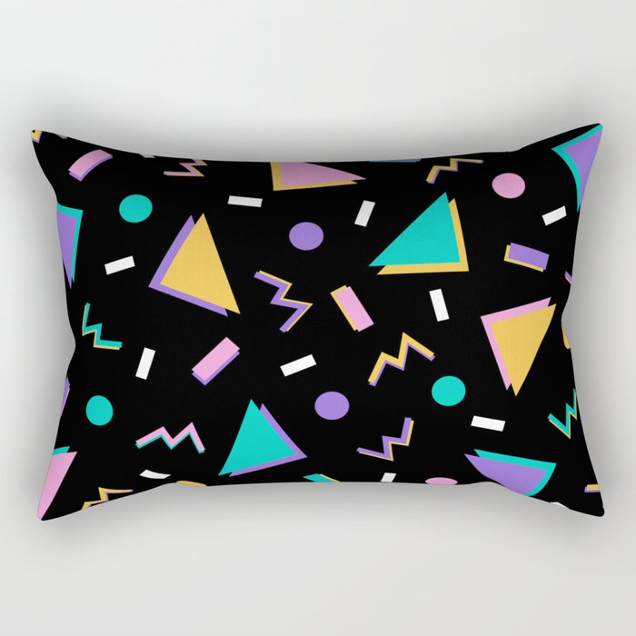 Memphis pattern 104 - 80s / 90s Retro Rectangular Pillow Gallery Image 1