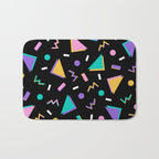 Memphis pattern 104 - 80s / 90s Retro Bath Mat Gallery Image 1