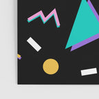 Memphis pattern 104 - 80s / 90s Retro Poster Gallery Image 3