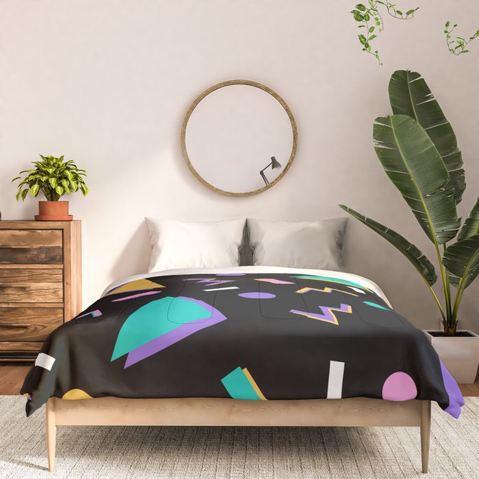 Memphis pattern 104 - 80s / 90s Retro Comforter Gallery Image 3