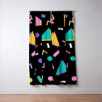 Memphis pattern 104 - 80s / 90s Retro Window Curtain Gallery Image 3