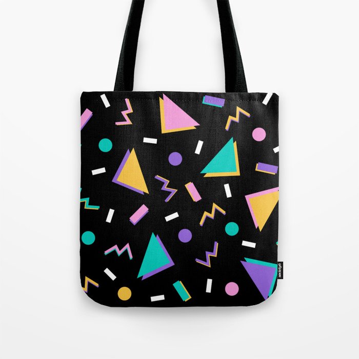 Memphis pattern 104 - 80s / 90s Retro Tote Bag Gallery Image 1