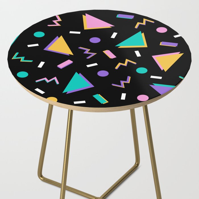 Memphis pattern 104 - 80s / 90s Retro Side Table Gallery Image 2