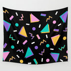 Memphis pattern 104 - 80s / 90s Retro Wall Tapestry Gallery Image 4