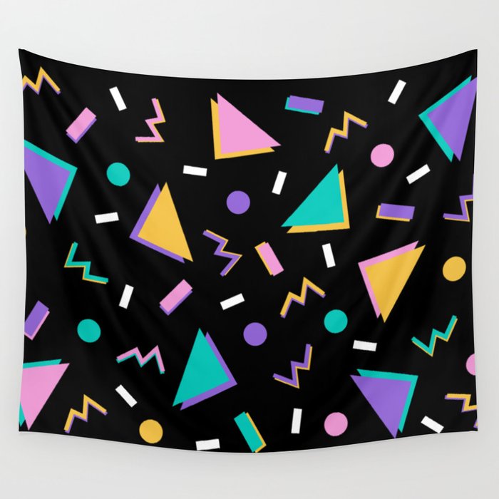 Memphis pattern 104 - 80s / 90s Retro Wall Tapestry Gallery Image 4
