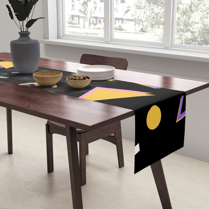 Memphis pattern 104 - 80s / 90s Retro Table Runner Gallery Image 2