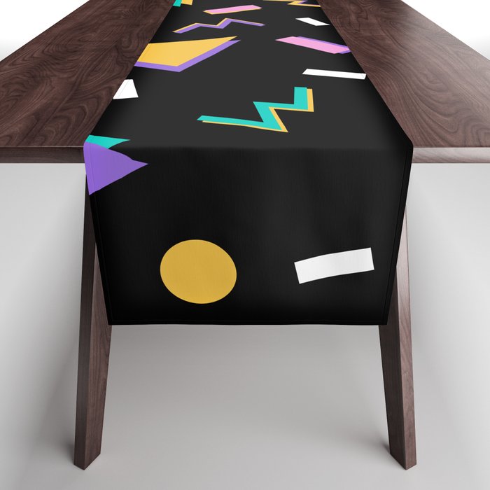 Memphis pattern 104 - 80s / 90s Retro Table Runner Gallery Image 1