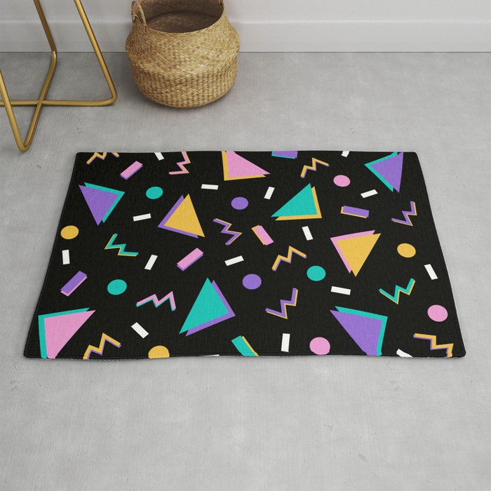 Memphis pattern 104 - 80s / 90s Retro Rug Gallery Image 1