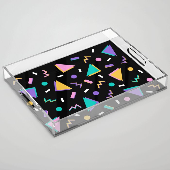 Memphis pattern 104 - 80s / 90s Retro Acrylic Tray Gallery Image 1