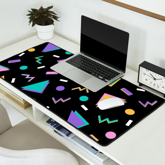 Memphis pattern 104 - 80s / 90s Retro Desk Mat Gallery Image 2