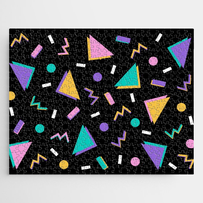 Memphis pattern 104 - 80s / 90s Retro Jigsaw Puzzle Gallery Image 1
