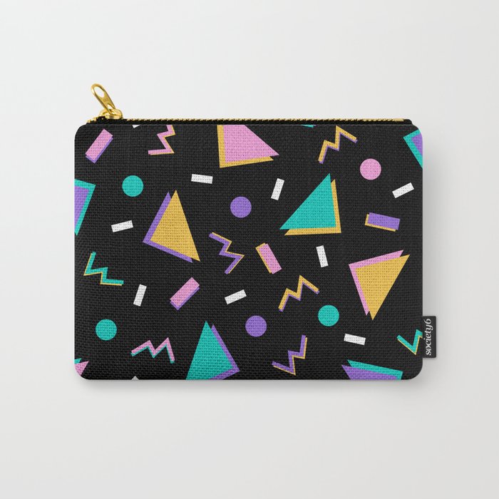 Memphis pattern 104 - 80s / 90s Retro Carry All Pouch Gallery Image 1