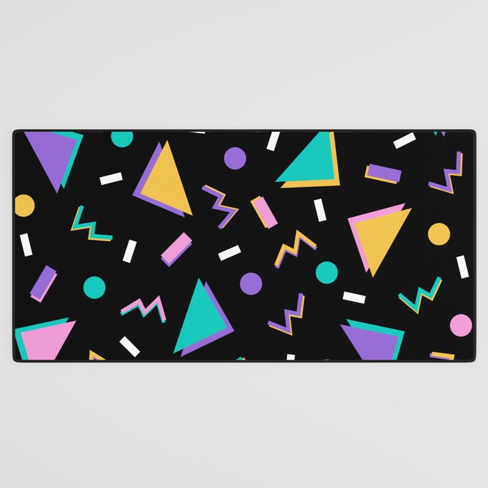 Memphis pattern 104 - 80s / 90s Retro Desk Mat Gallery Image 3