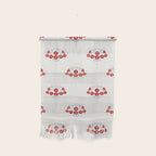 Heritage-Inspired Red and Blue Flowers Wall Hanging Gallery Image 1