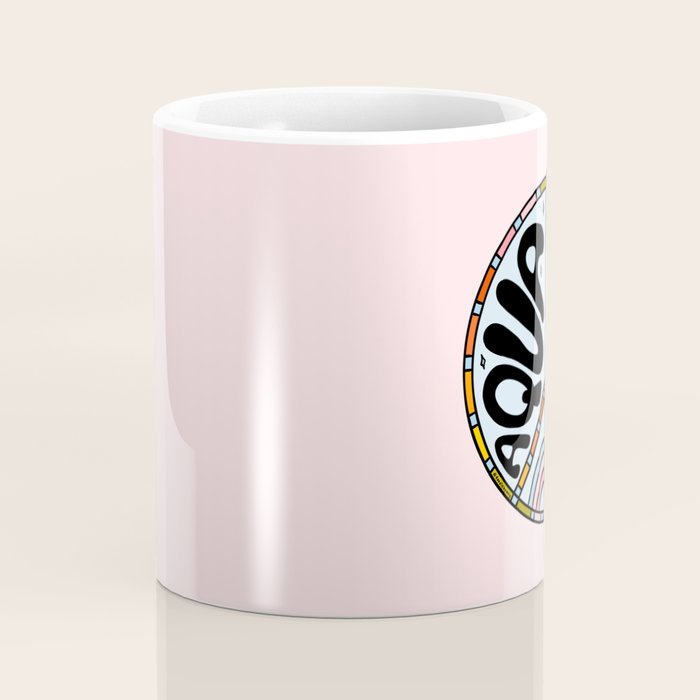 Aquarius Peace Sign Coffee Mug Gallery Image 4