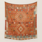 Heritage Traditional Moroccann Rug Design Wall Tapestry Gallery Image 4