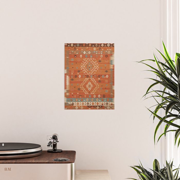 Heritage Traditional Moroccann Rug Design Poster Gallery Image 2
