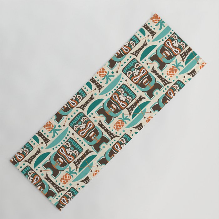 Tiki Hut Cream Aqua Yoga Mat Gallery Image 1