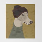 Dog Portrait 4 Throw Blanket Gallery Image 2