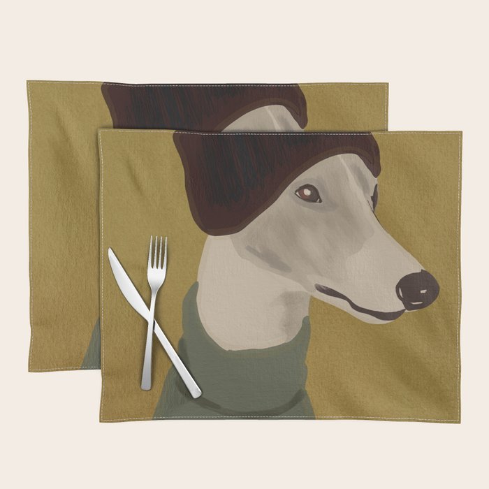 Dog Portrait 4 Placemat Gallery Image 1