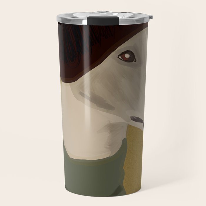 Dog Portrait 4 Travel Mug Gallery Image 1