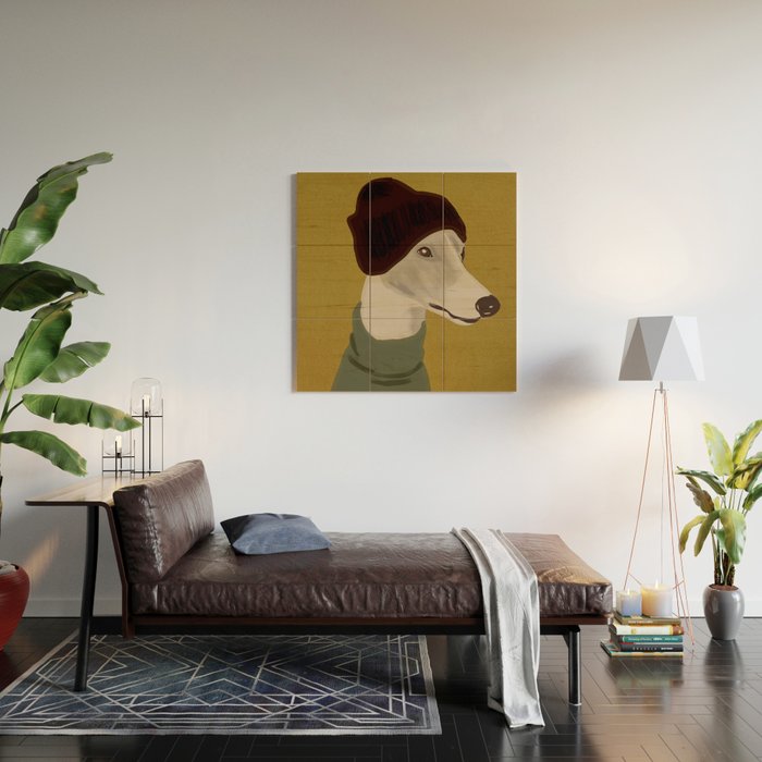 Dog Portrait 4 Wood Wall Art Gallery Image 2
