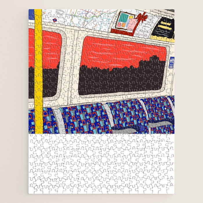 View from London Train Line Jigsaw Puzzle Gallery Image 1
