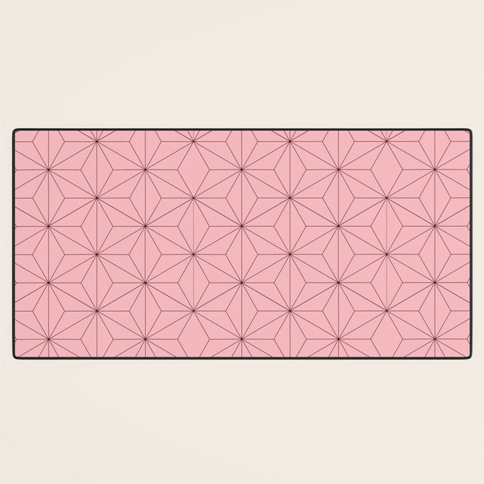 Nezuko Pattern Desk Mat Gallery Image 3