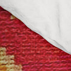 Red Gold Geometric Antique Moroccan Rug Print Comforter Gallery Image 4