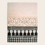 Graphic tile pattern | Moroccan Arabic tiles in earth tones. | Pastel film marrakech photography Poster Gallery Image 4