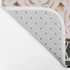 Graphic tile pattern | Moroccan Arabic tiles in earth tones. | Pastel film marrakech photography Bath Mat Gallery Image 2