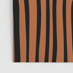 Midcentury Modern Rust and Black Confaab Abstract Pattern Poster Gallery Image 3