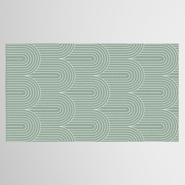 Art Deco Arch Pattern XXXII Tablecloth Gallery Image 2
