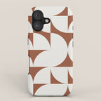sweet dreams geometry abstract brown iPhone Case Gallery Image 1