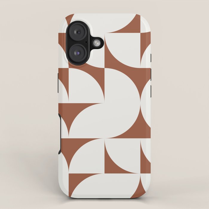 sweet dreams geometry abstract brown iPhone Case Gallery Image 1