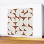 sweet dreams geometry abstract brown Wall Mural Gallery Image 2