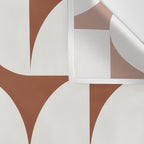 sweet dreams geometry abstract brown Wall Tapestry Gallery Image 3