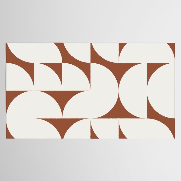 sweet dreams geometry abstract brown Tablecloth Gallery Image 2