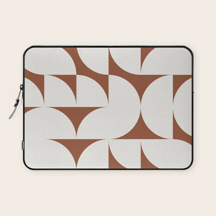 sweet dreams geometry abstract brown Laptop Sleeve Gallery Image 1