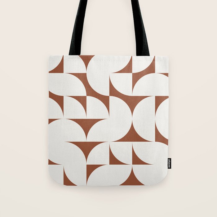 sweet dreams geometry abstract brown Tote Bag Gallery Image 1