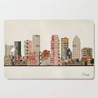 tampa skyline Cutting Board Gallery Image 1