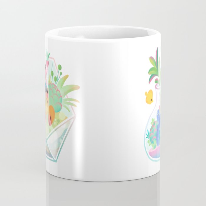 Ocean terrarium - Boxer crab, hermit crab Coffee Mug Gallery Image 4