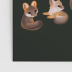 Foxes - dark Poster Gallery Image 3